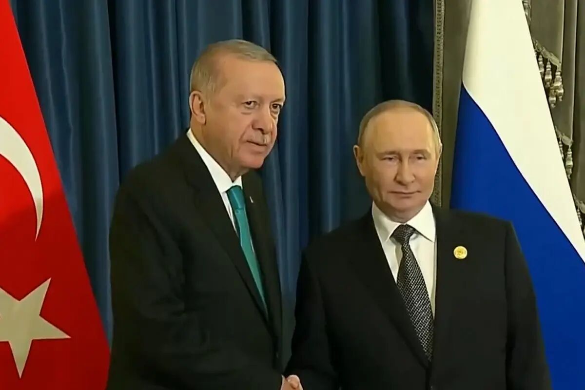 Cumhurbaşkanı Erdoğan Ve Putin Görüşüyor! İşte Ilk Görüntü Geldi