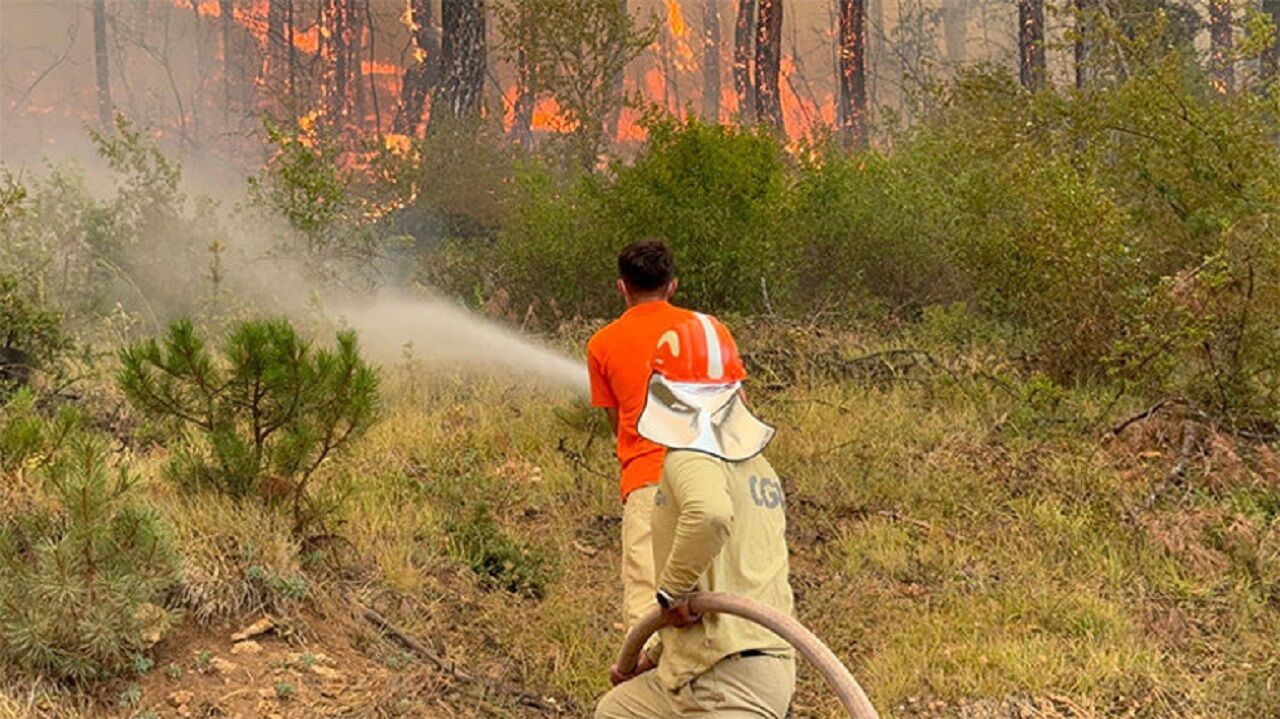 Denizli Ve Karabük’te Orman Yangınlarına Müdahale Sürüyor (4)