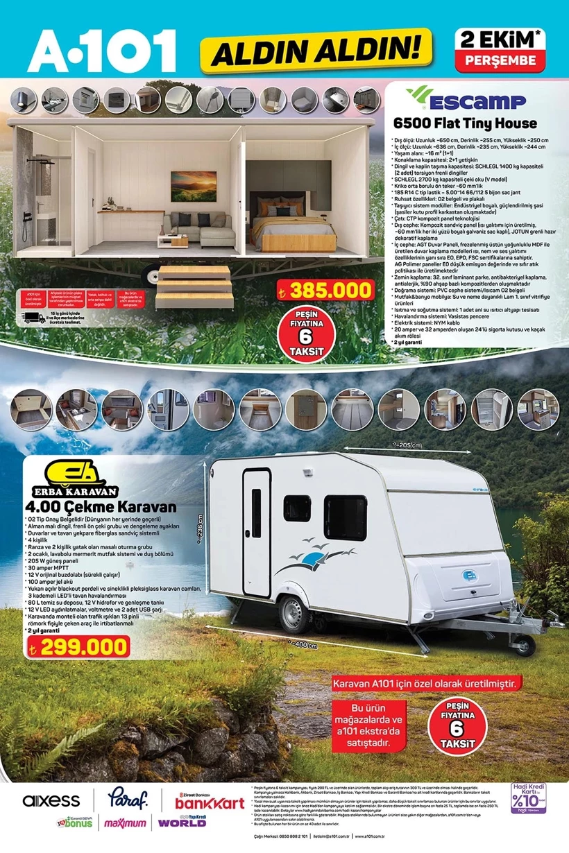 Kahramanmaraş A101 2 Ekim Kataloğu Çekme Karavan Ve Taraftar Setleri Geliyor (4)