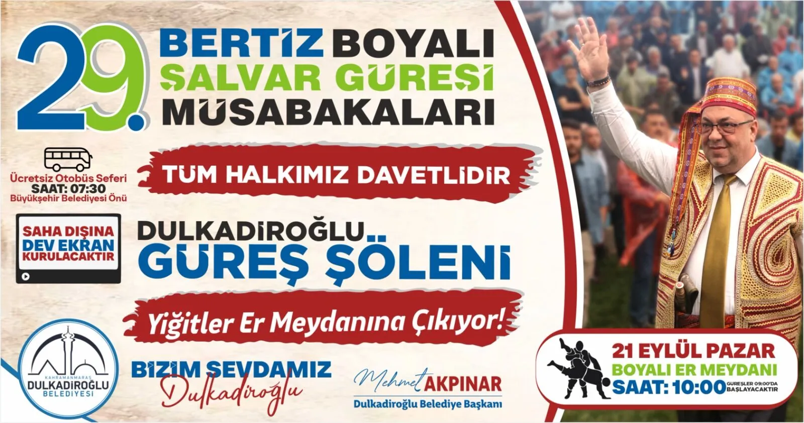 Kahramanmaraş’ta 29. Bertiz Boyalı Şalvar Güreşi Başlıyor (1)-1