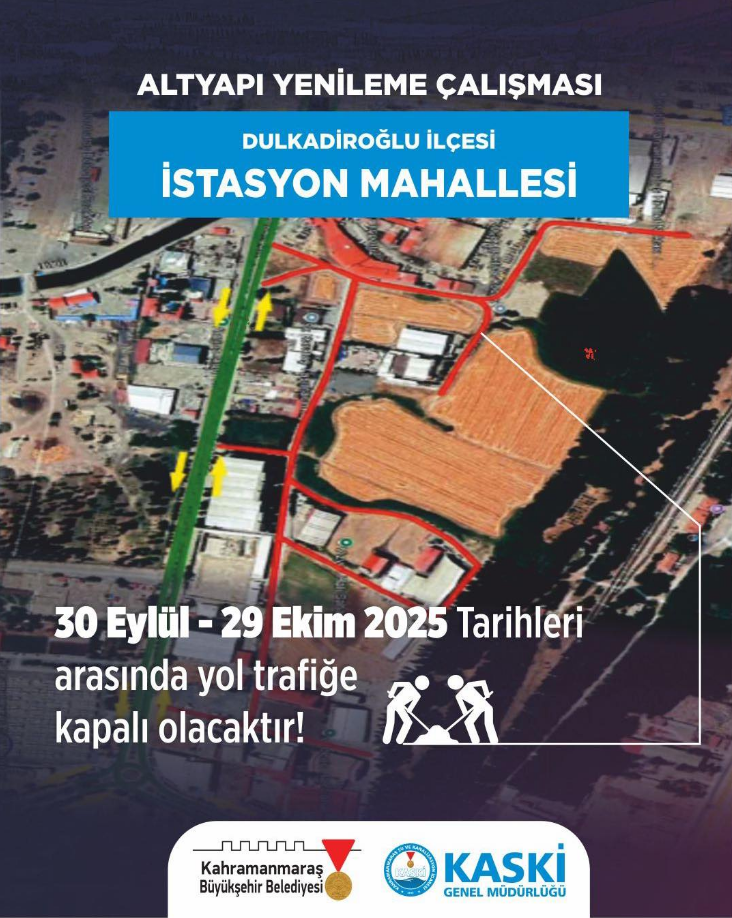 Kahramanmaraş’ta Bu Yollar 29 Ekim’e Kadar Trafiğe Kapalı