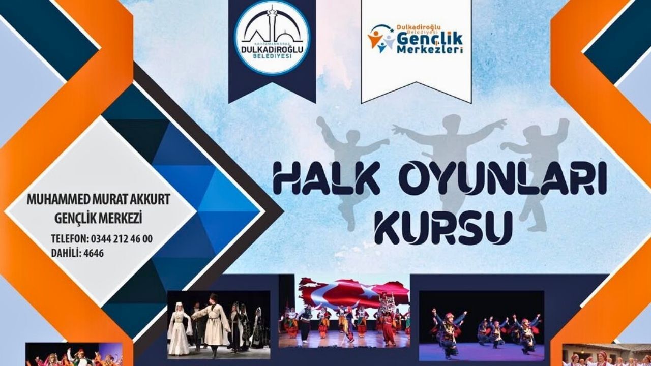 Kahramanmaraş'ta Halk Oyunları Kursu İçin Kayıtlar Açıldı (2)