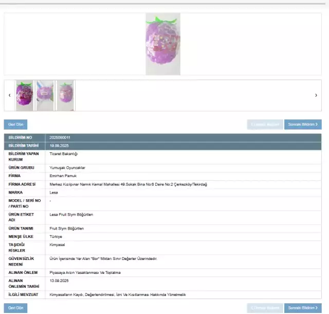 Kahramanmaraş’ta Iki Oyuncak Yasaklandı, Toplatılıyor (3)