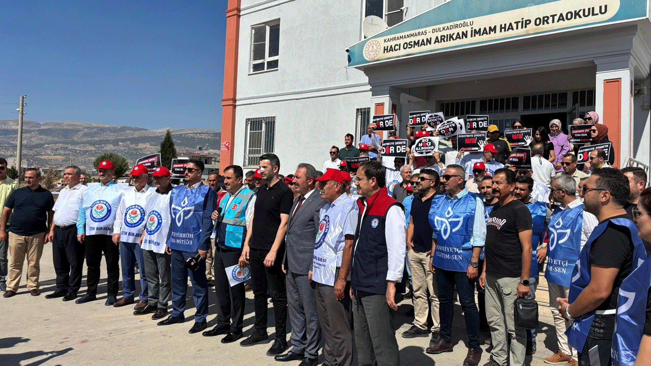 Kahramanmaraş’ta Öğretmene