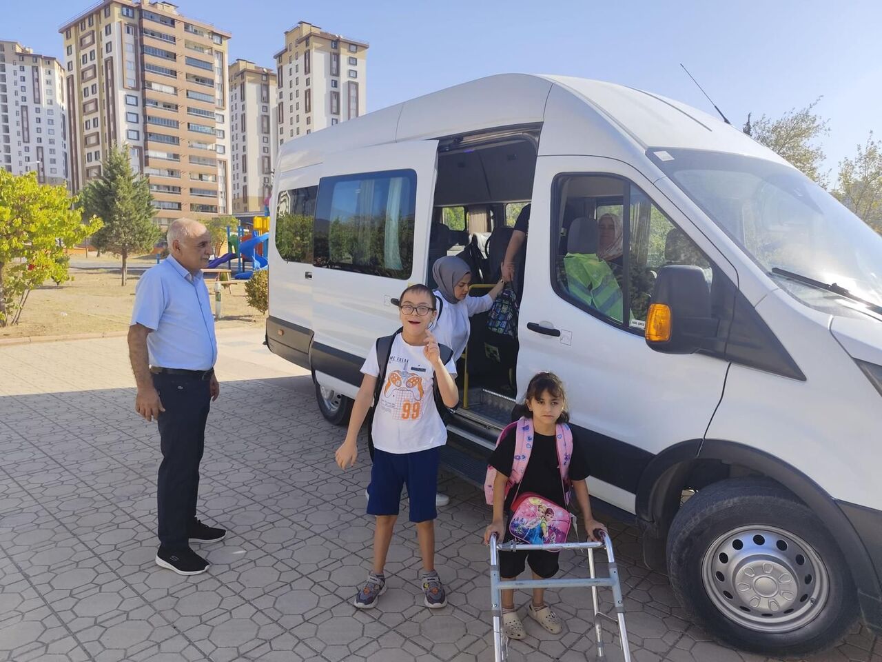 Kahramanmaraş'ta Taşımalı Eğitim Araçlarında Denetimler Başladı (4)