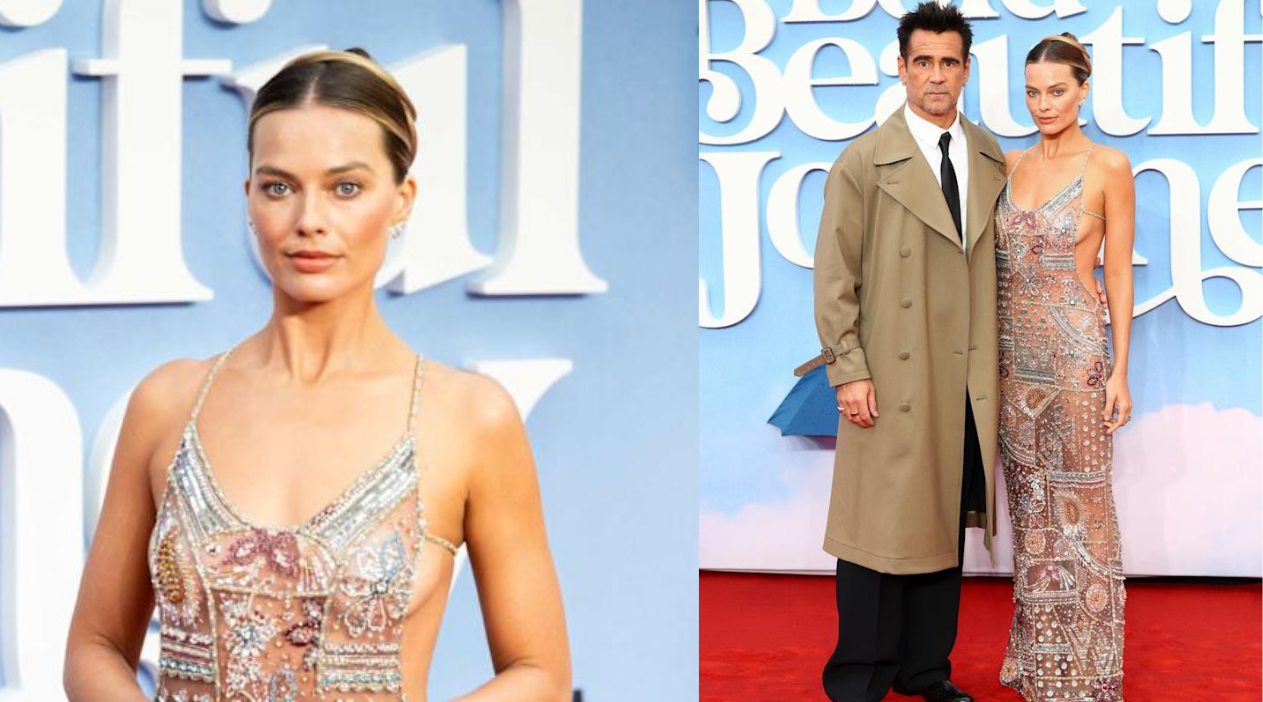 Margot Robbie’nin Şeffaf Elbisesi Galayı Salladı (1)-1