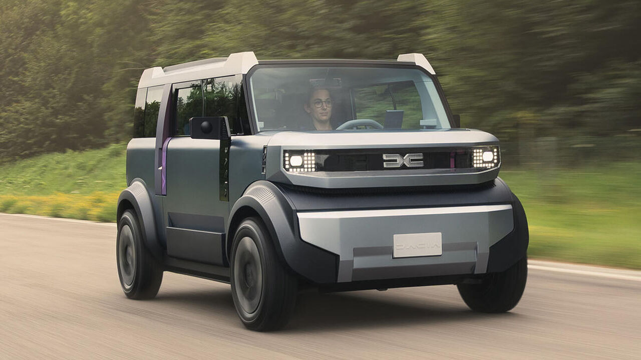 16 Yaşındakiler Bile Kullanabilecek Dacia Hipster Elektrikli Araç Tanıtıldı (2)-1