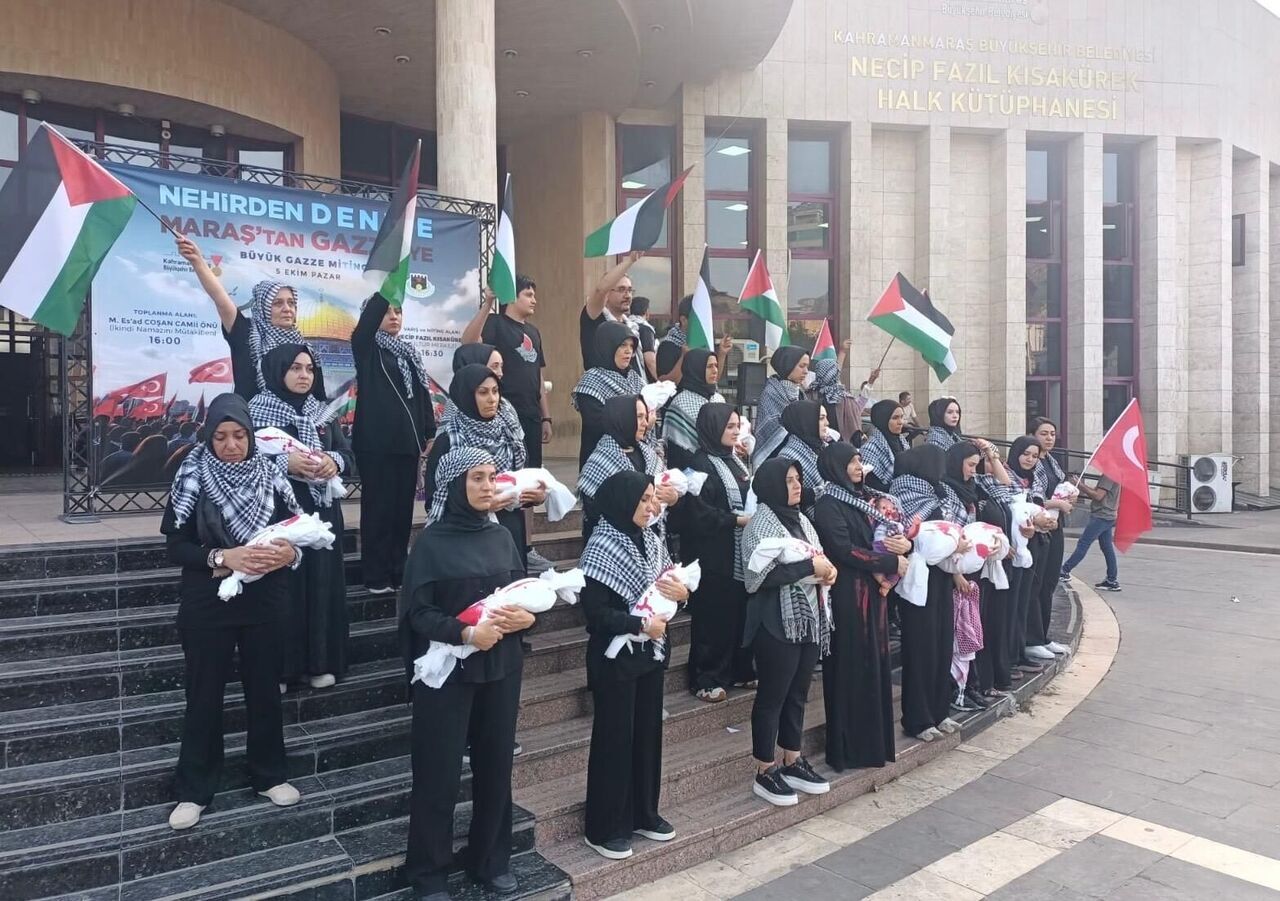 Kahramanmaraş’ta Gazze’ye Destek İçin Araç Konvoyu Düzenlendi