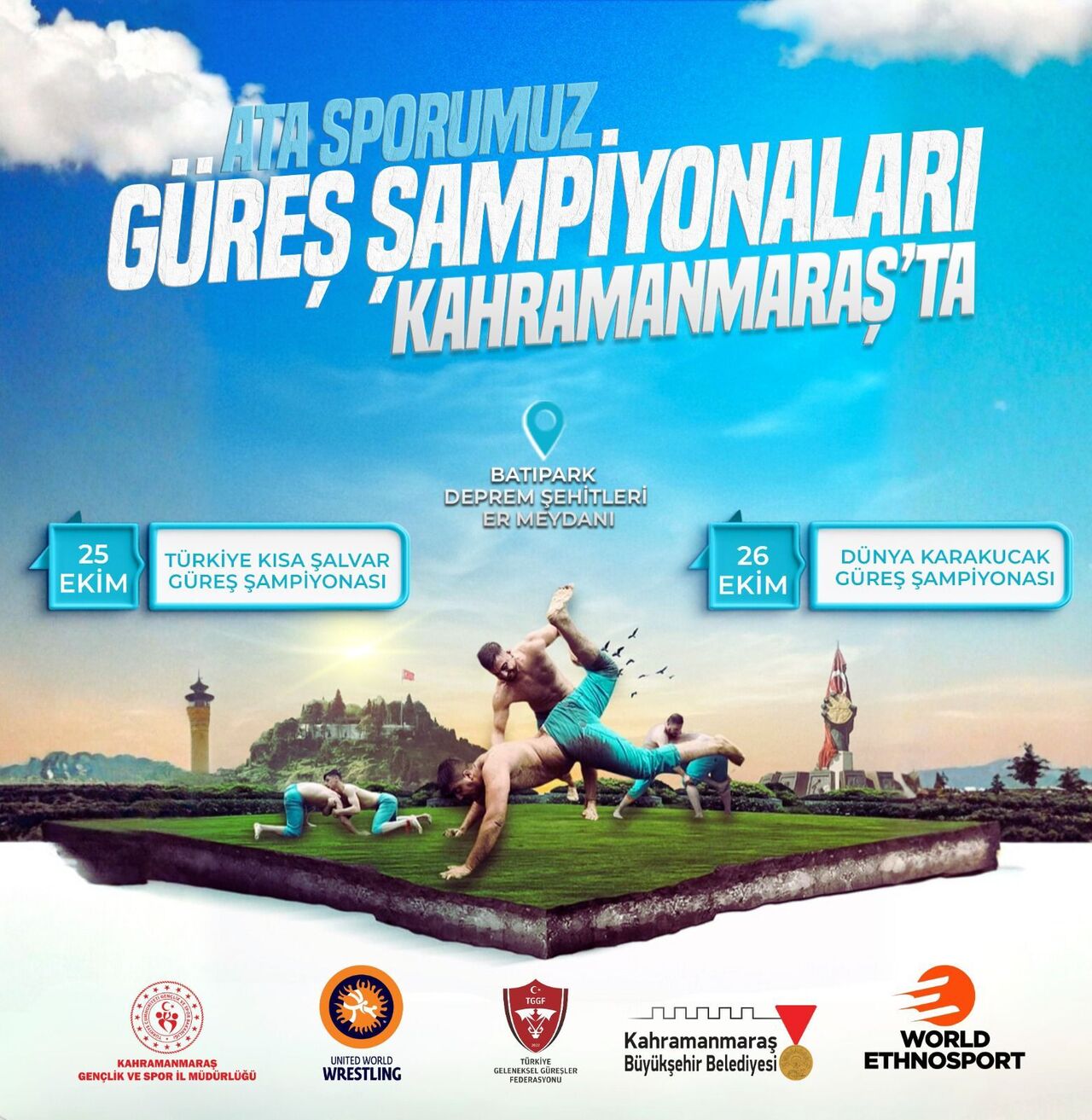 Kahramanmaraş’ta 1. Dünya Karakucak Güreşi Şampiyonasının Yeri Belli Oldu