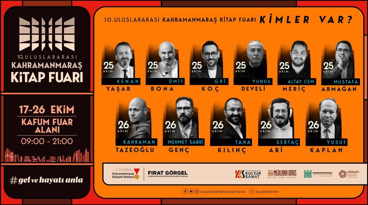 Kahramanmaraş’ta 10. Uluslararası Kitap Fuarı Başlıyor (4)
