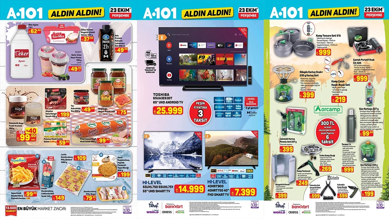 Kahramanmaraş'ta A101’E Motosiklet Geliyor! 23 Ekim İndirim Kataloğu Şaşırttı