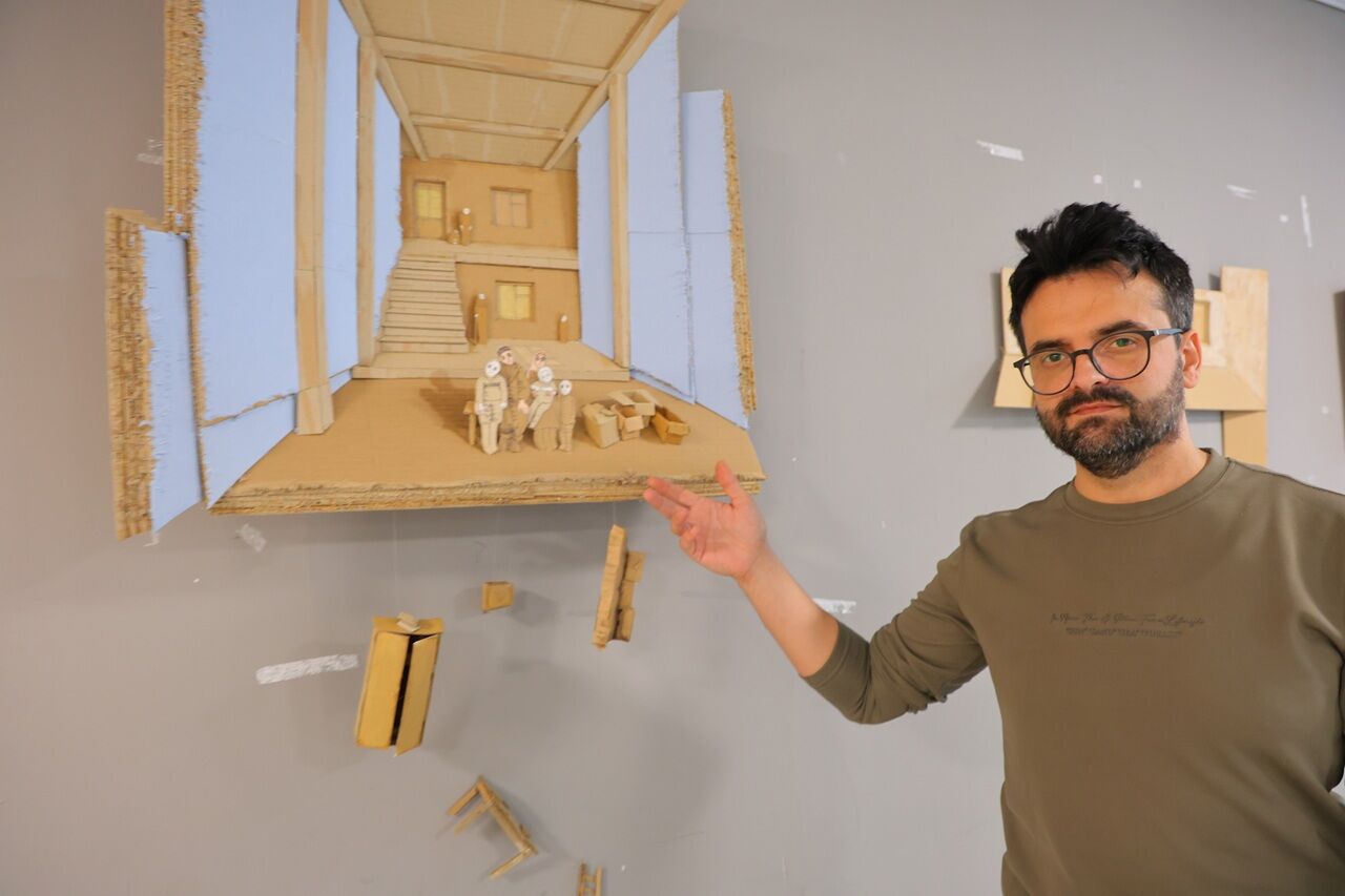 Kahramanmaraş’ta Atık Malzemelerden Filistin Mesajı Veren Sergi Açıldı (1)-1