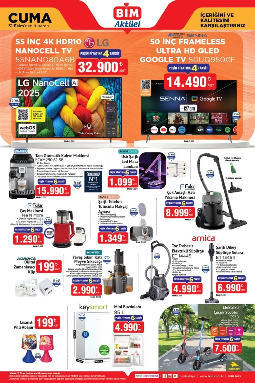 Kahramanmaraş’ta Bi̇m Aktüel Ürünler Mini Buzdolabı Ve 4K Tv İndirime Girdi (4)