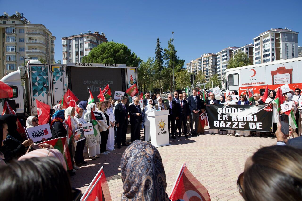 Kahramanmaraş’ta “Gazze İçin Sessiz Çığlık” Etkinliği Düzenlendi (1)