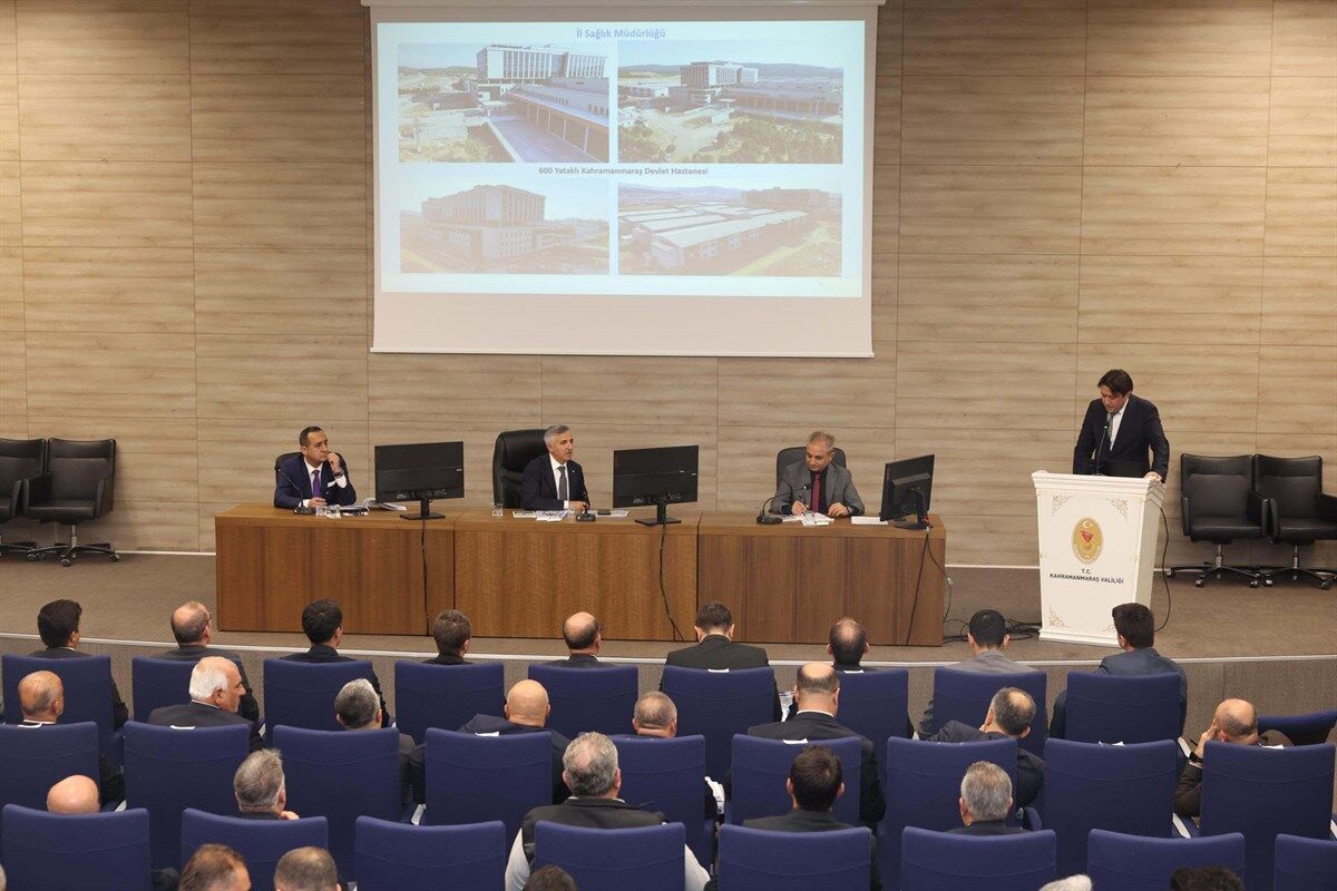 Kahramanmaraş’ta İl Koordinasyon Kurulu Toplantısı Gerçekleştirildi (2)