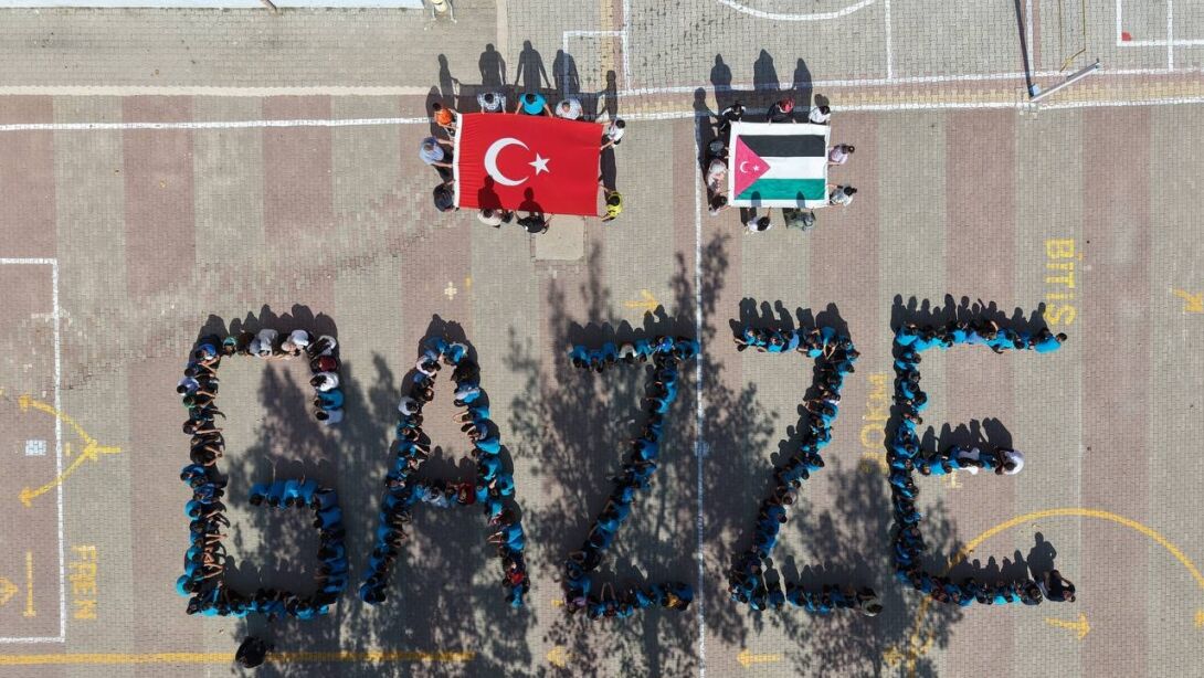 Kahramanmaraş’ta Öğrenciler Filistin Mazlumlarına Destek İçin Buluştu