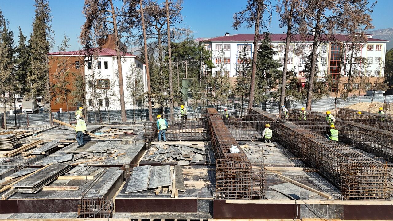 Kahramanmaraş'ta Öğretmenevi İnşaatı Hızla Yükseliyor 2026’Ya Hazır (5)