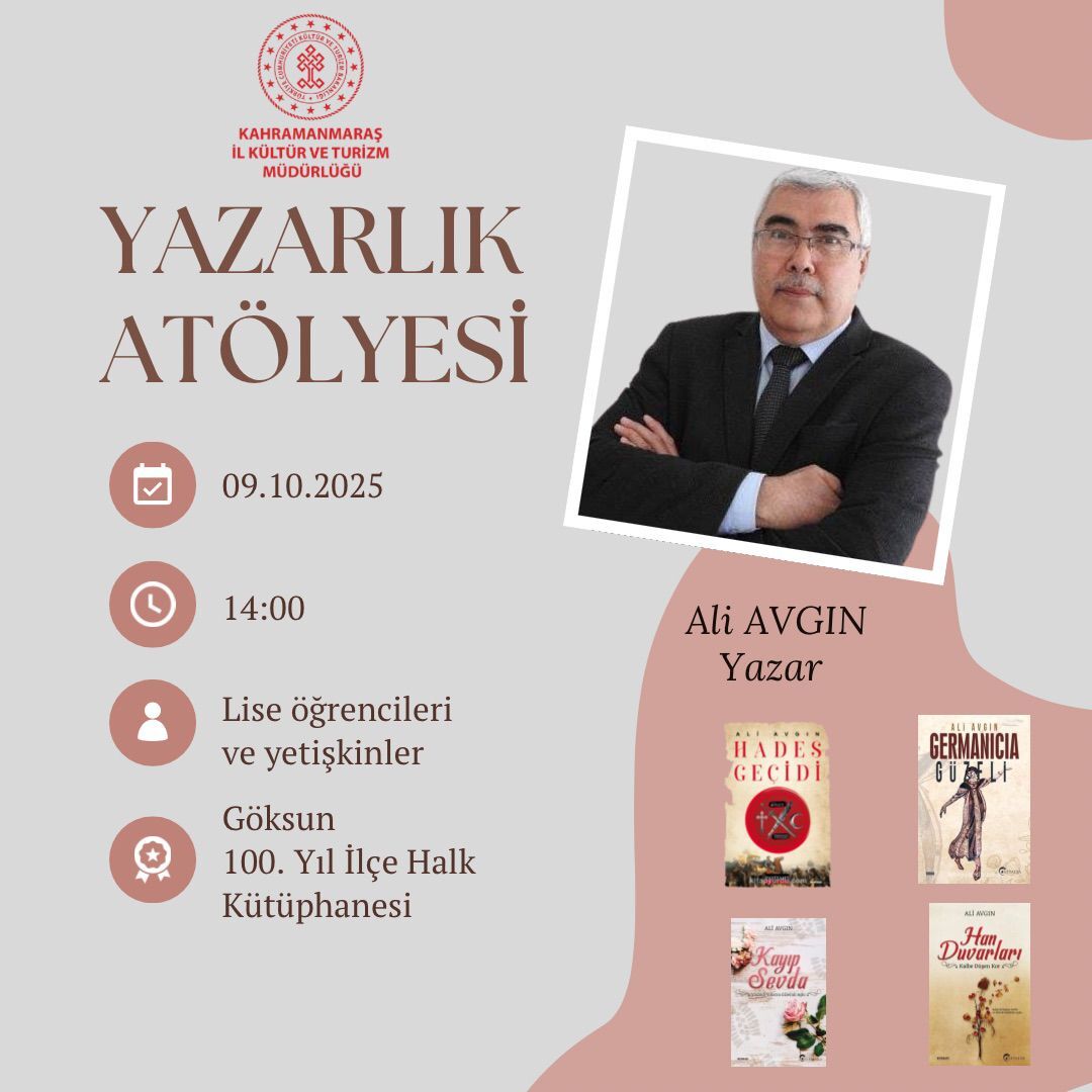 Yazar Ali Avgın, Göksun'da Gençlerle Buluştu (4)