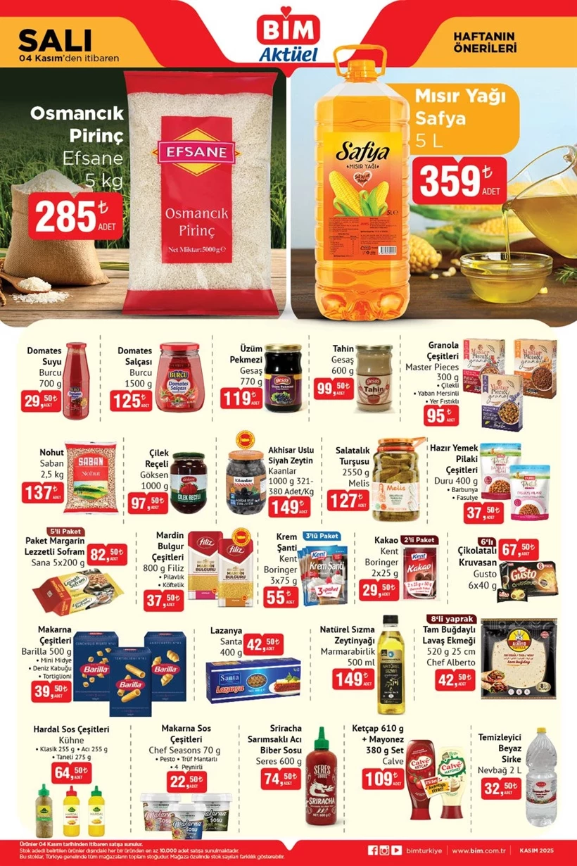 4 Kasım Salı Bi̇m Aktüel Ürünleri Yayınlandı Kaşar Peyniri Ve Pirinç İndirimi (3)