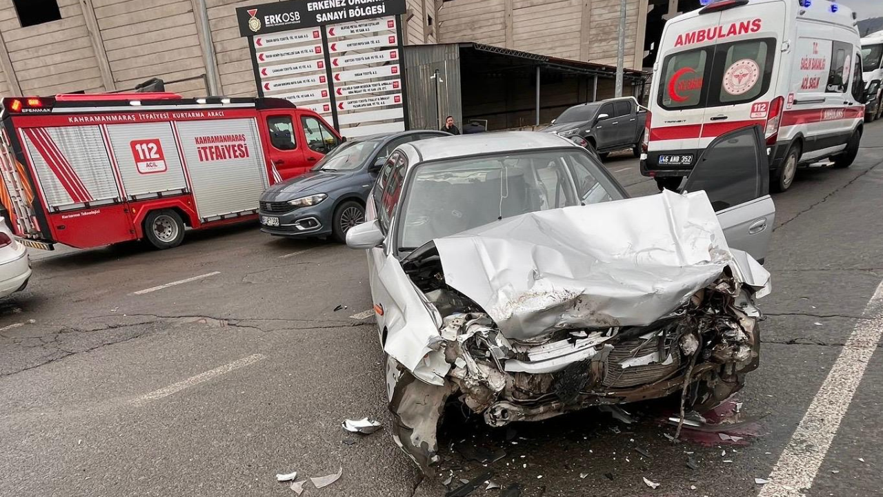 Kahramanmaraş’ta Korkutan Kaza: 1 Kişi Hastaneye Kaldırıldı
