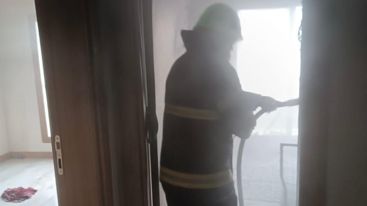 Kahramanmaraş TOKİ Dairesinde Yangın: Komşular Paniğe Kapıldı