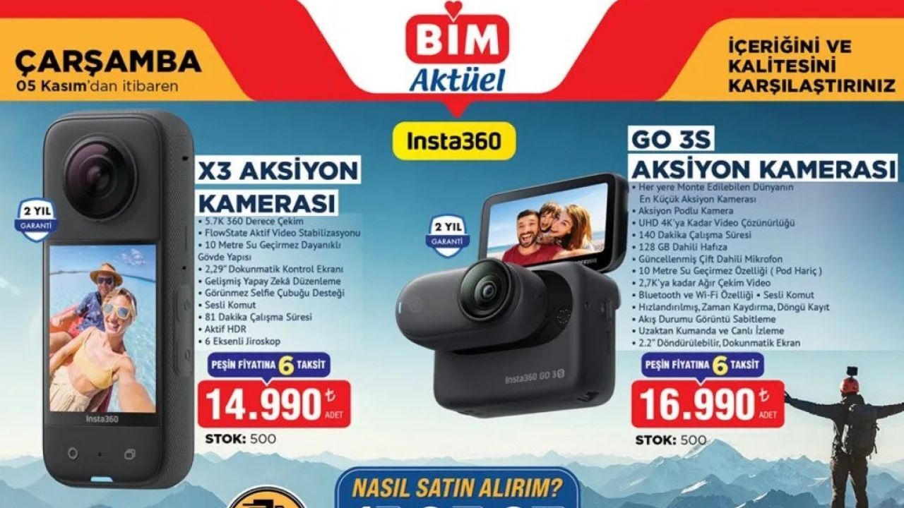 Bi̇m’e Aksiyon Kamerası Geldi İşte Özellikleri Ve Fiyatı (2)
