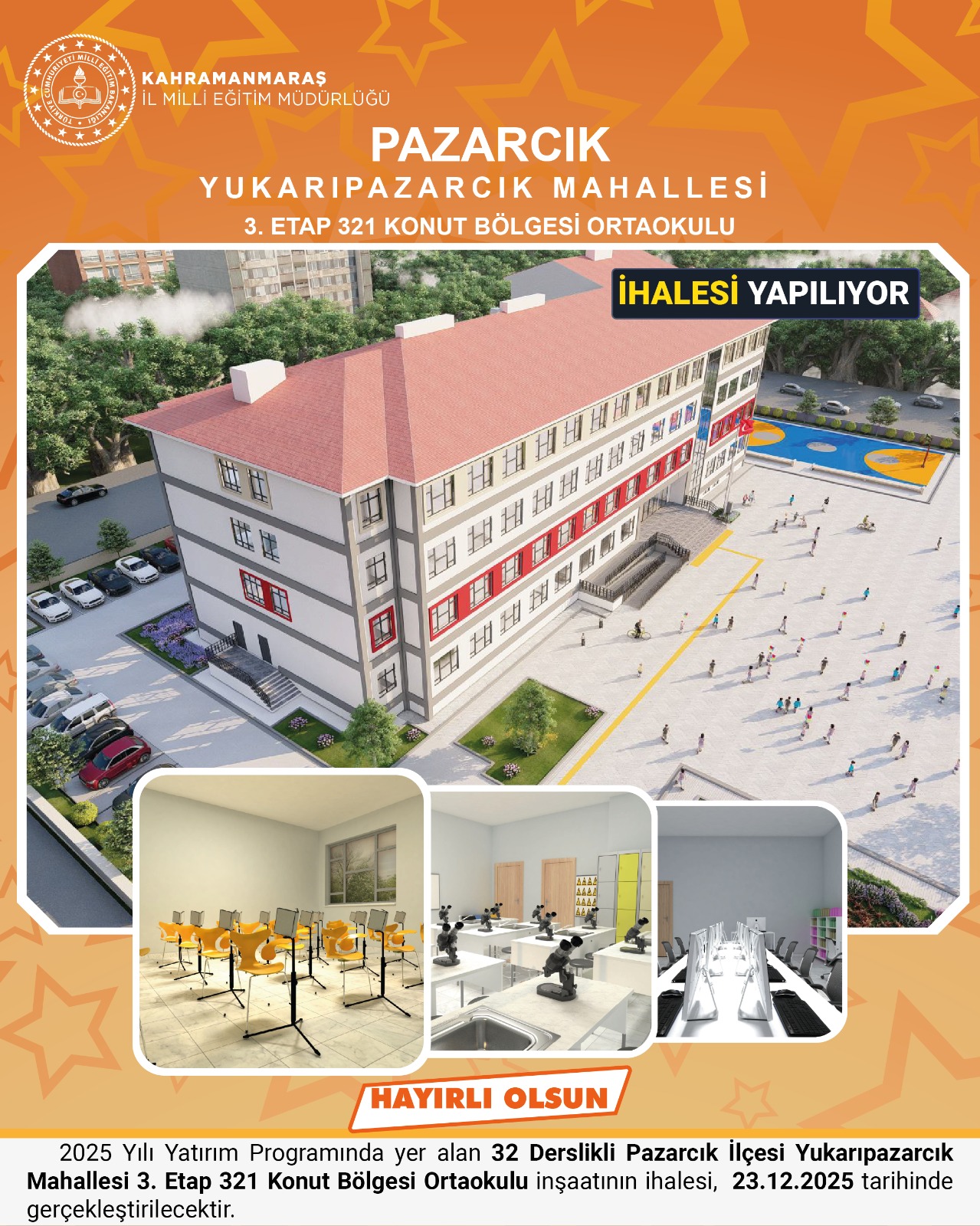 Kahramanmaraş’a 32 derslikli yeni ilkokul geliyor-1