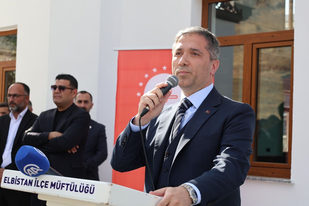 Kahramanmaraş Elbistan’da Yusuf Gül Camii Dualarla Açıldı (3)