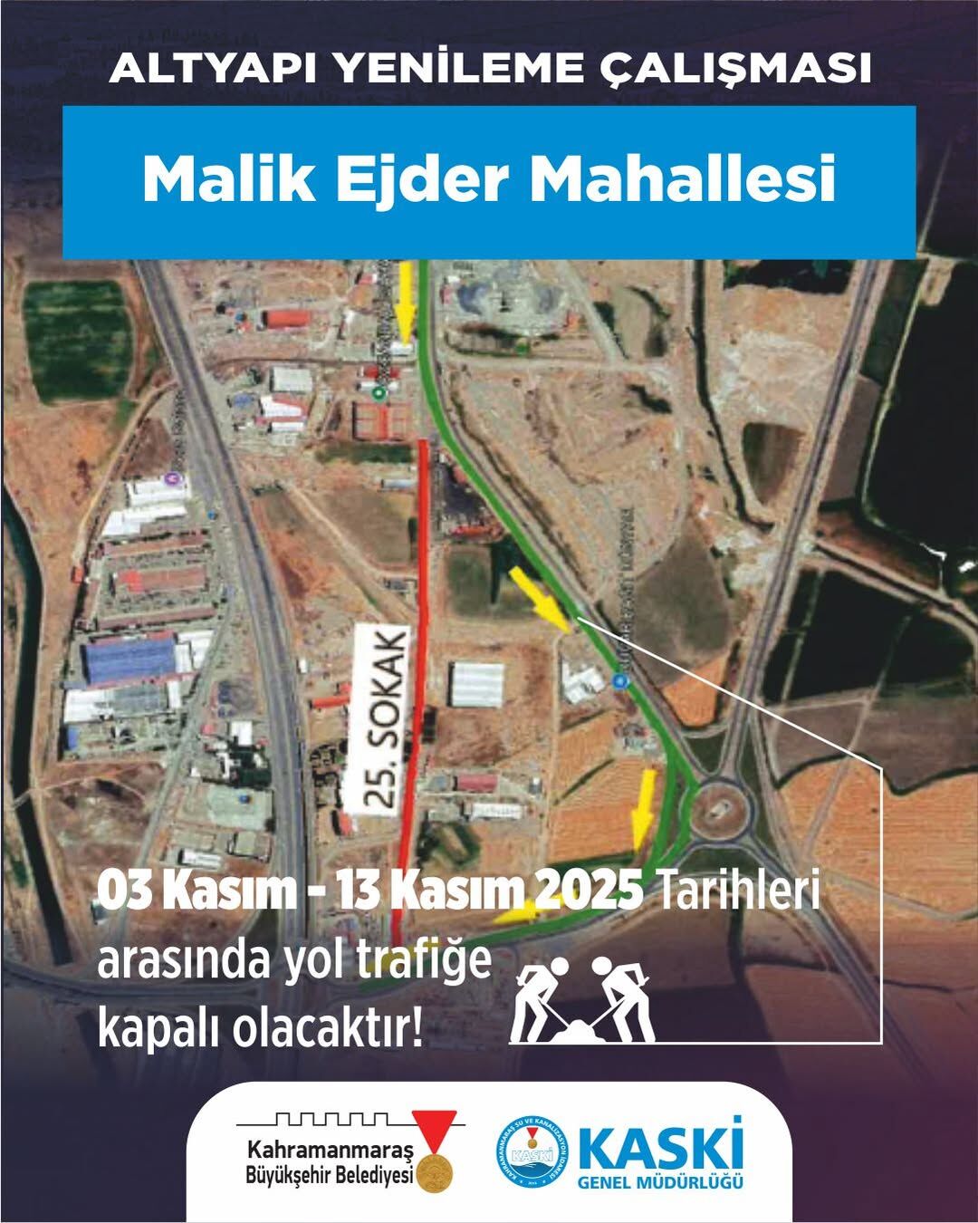 Kahramanmaraş’ta Bazı Cadde Ve Sokaklar Araç Trafiğine Kapandı (5)