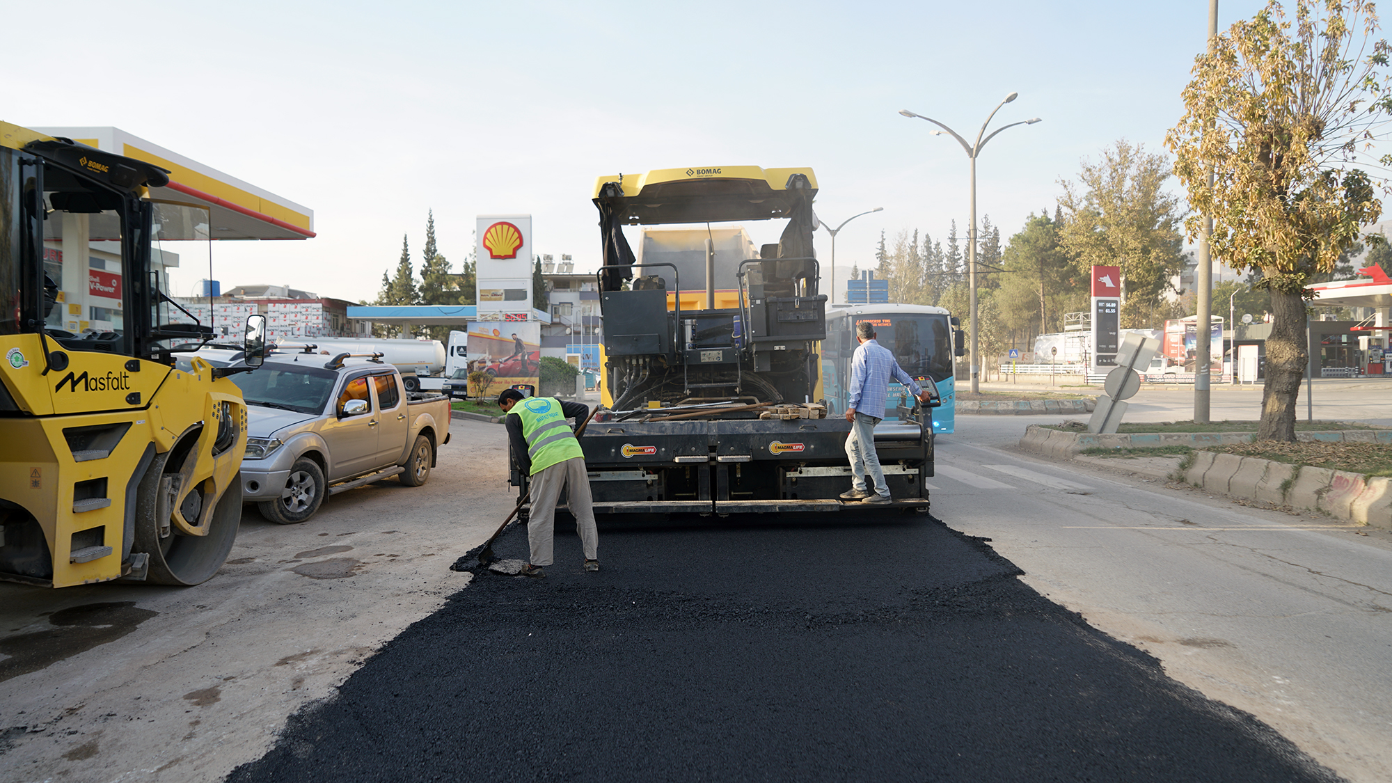 Kahramanmaraş'ta Bozulan Yollar Tamir Ediliyor (2)