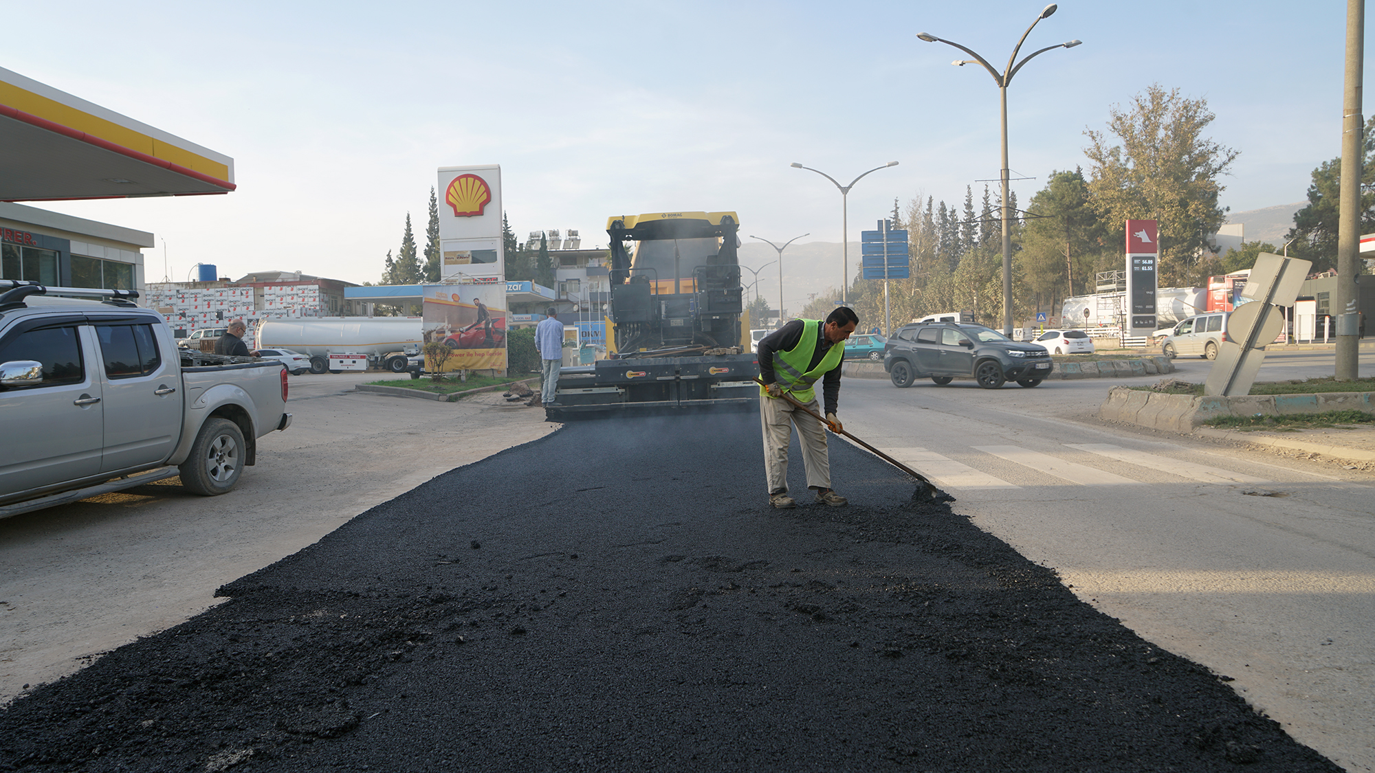 Kahramanmaraş'ta Bozulan Yollar Tamir Ediliyor