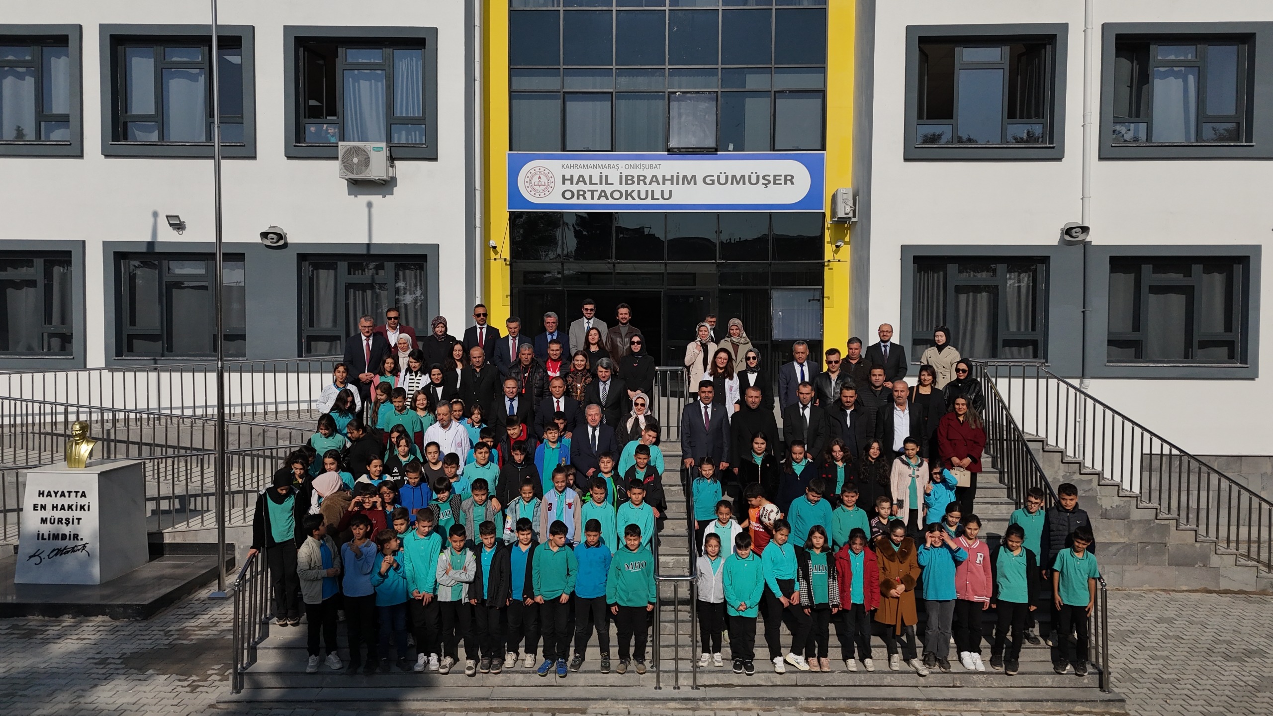 Kahramanmaraş’ta Halil İbrahim Gümüşer Ortaokulu Eğitim Öğretime Başladı (3)