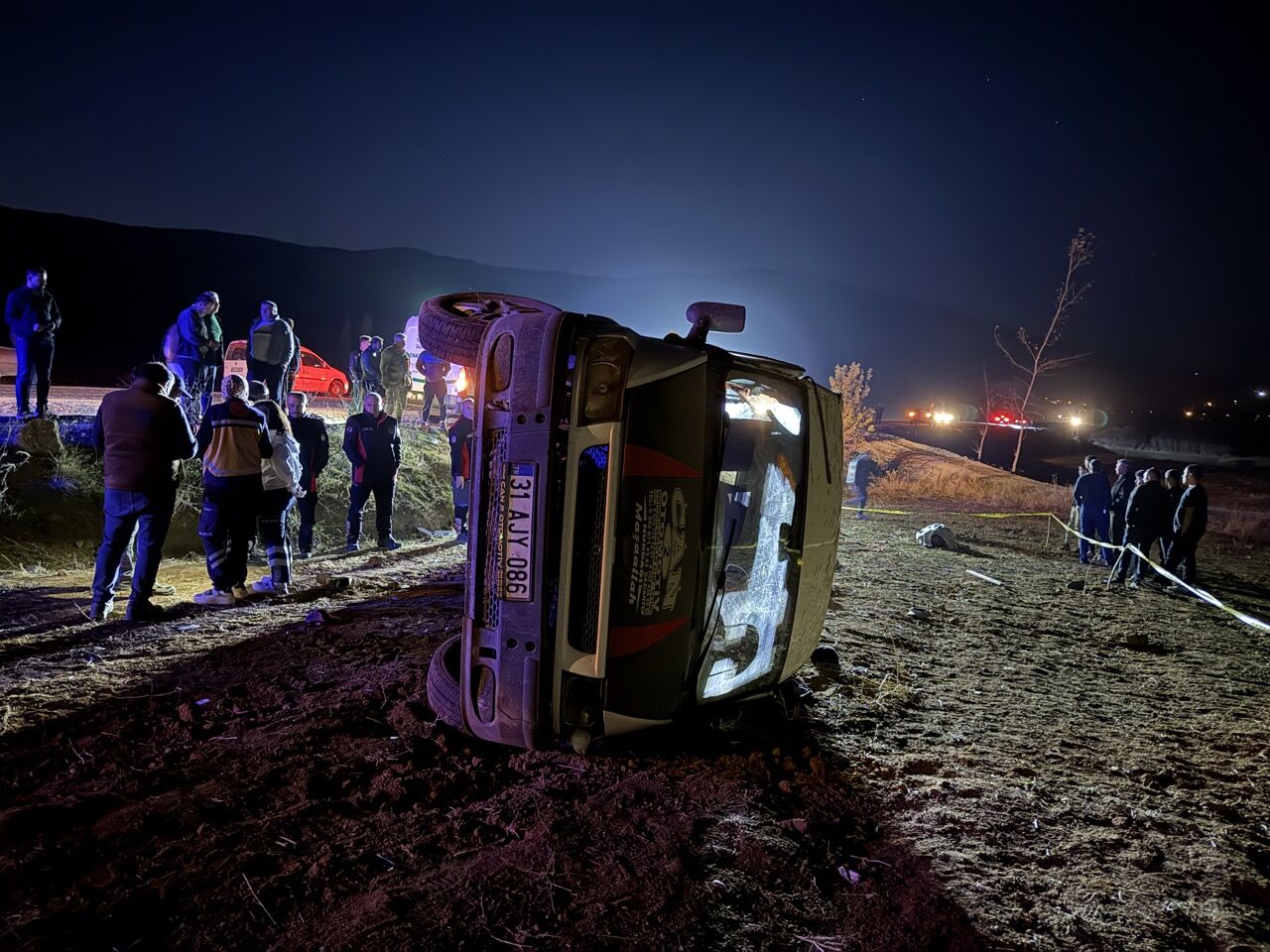 Kahramanmaraş’ta İşçi Servisi Şarampole Devrildi 2 Ölü, 7 Yaralı-1