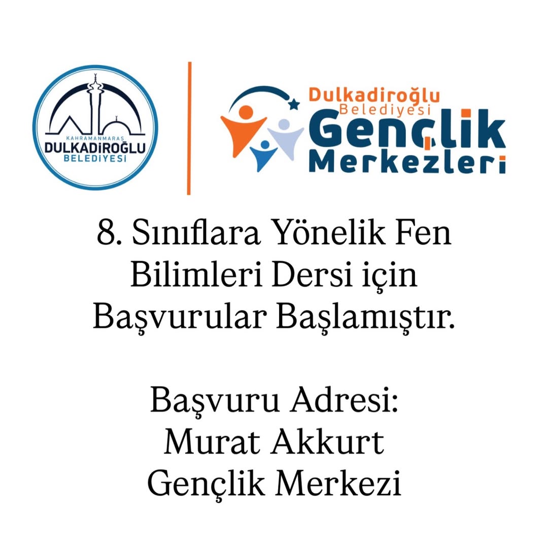 Kahramanmaraş’ta Öğrencilere Ücretsiz Özel Ders Verilecek