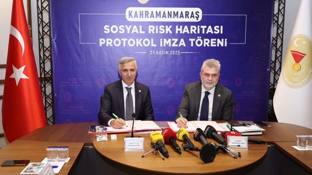 Kahramanmaraş’ta Sosyal Risk Haritası Protokolü İmzalandı (3)