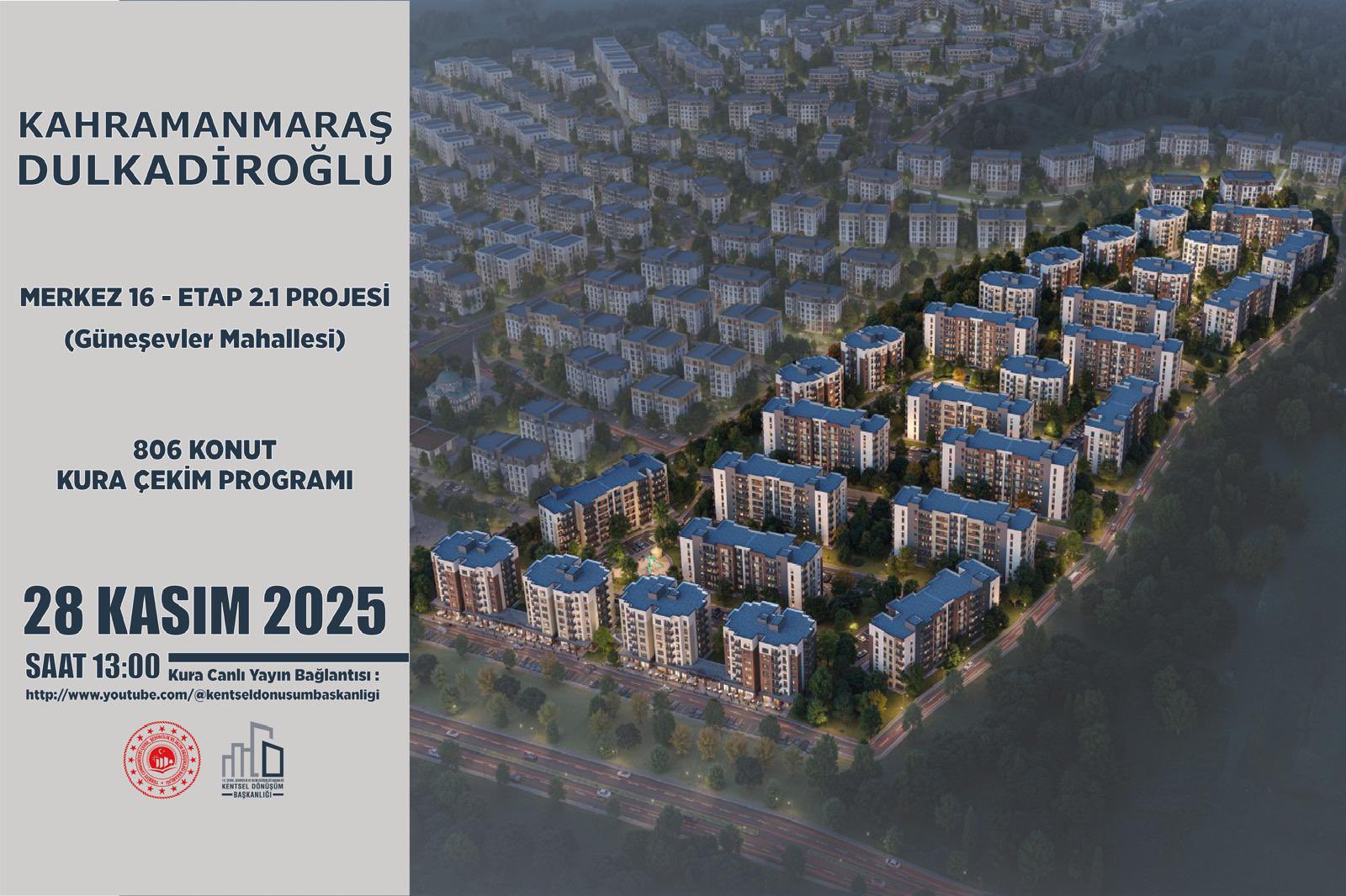 Kahramanmaraş’ta Yarın 1.752 Konutun Kurası Çekilecek (2)