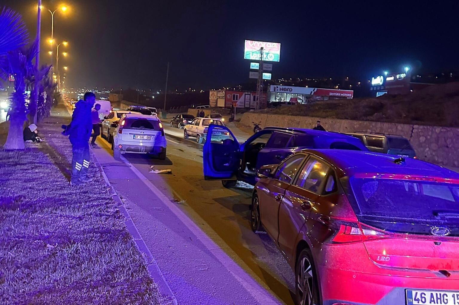Kahramanmaraş’ta Zincirleme Trafik Kazası 1