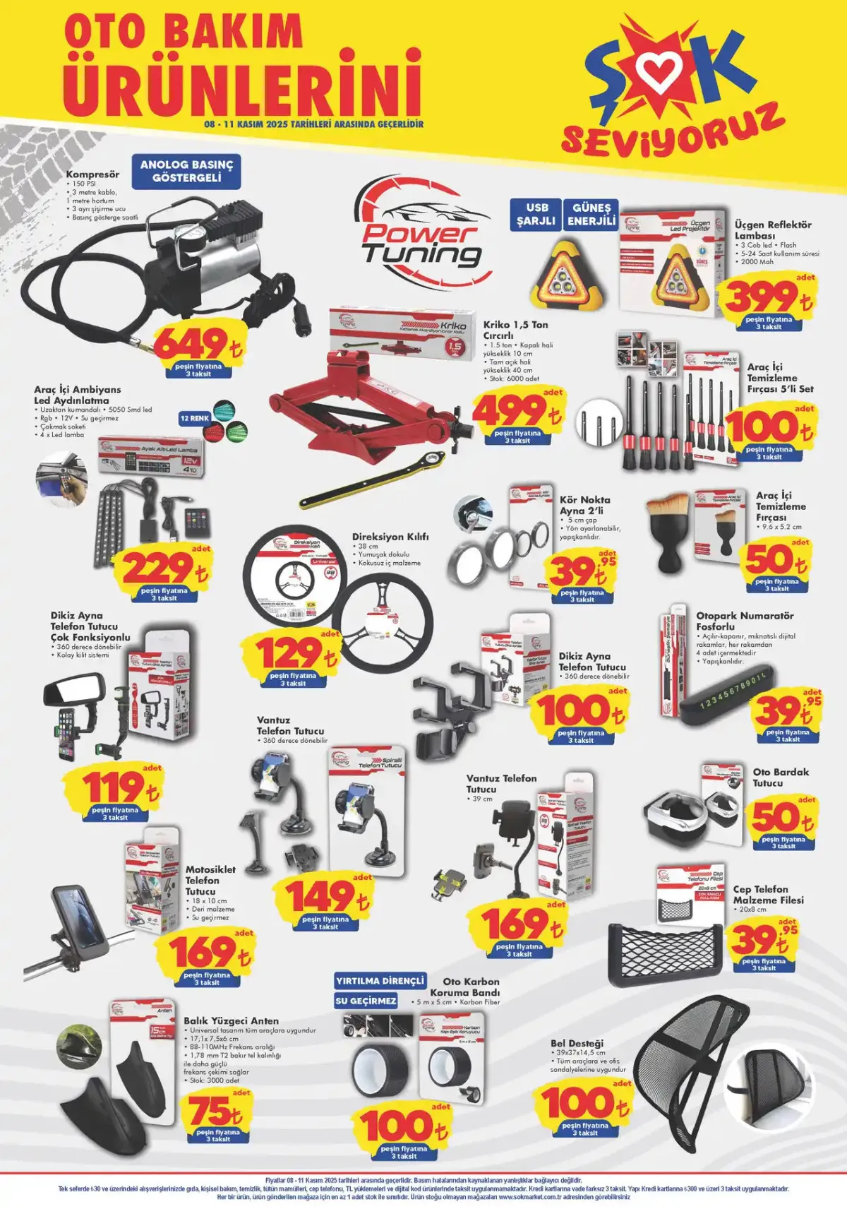 Şok Market’ten Araç Sahiplerine Müjde Paspas, Motor Yağı, Cam Suyu, Oto Süpürge.. (2)