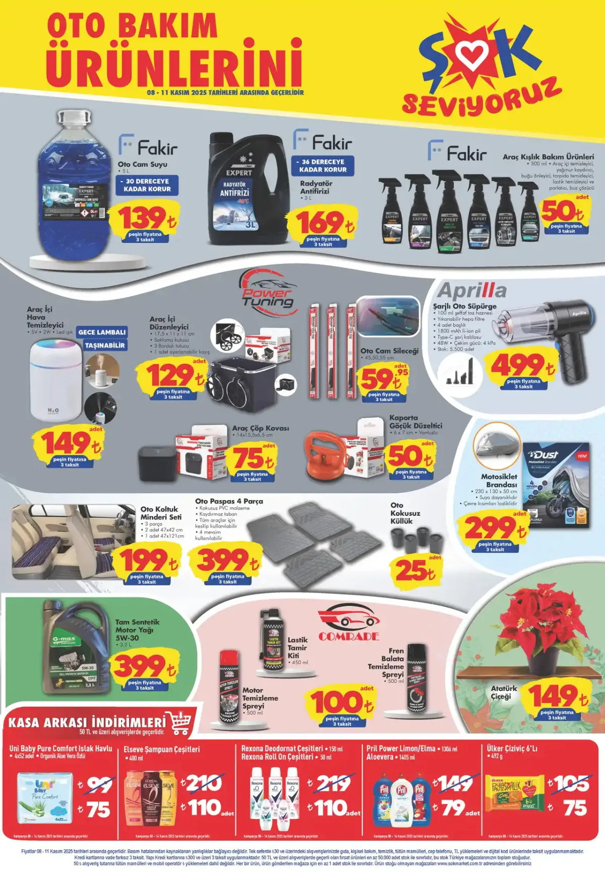 Şok Market’ten Araç Sahiplerine Müjde Paspas, Motor Yağı, Cam Suyu, Oto Süpürge.. (3)