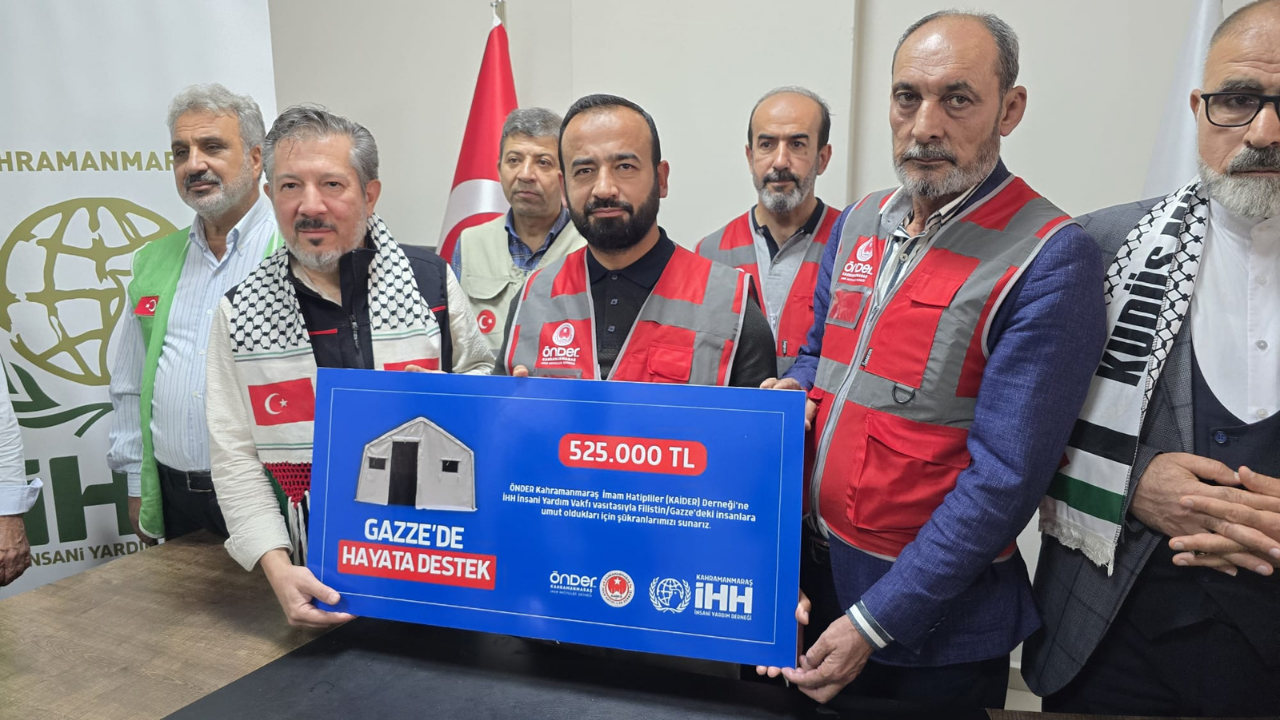 Kahramanmaraşlı Öğrenciler Gazze’ye Çadır Gönderdi