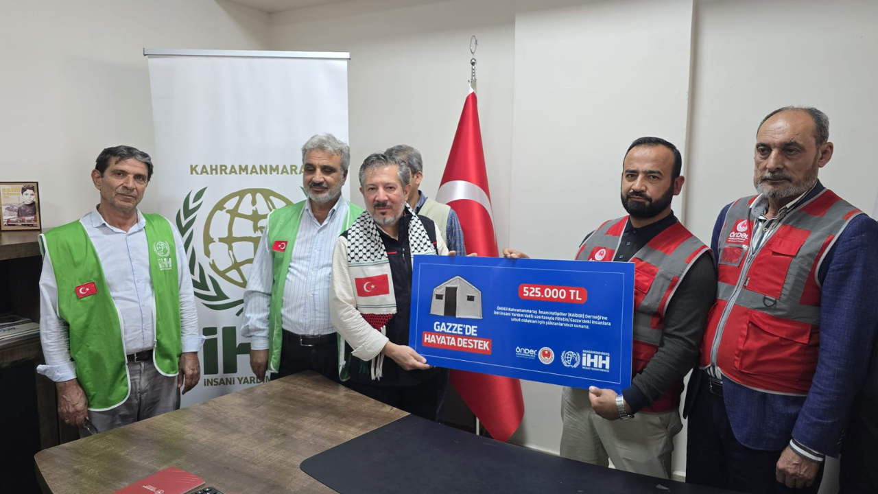 Kahramanmaraşlı Öğrenciler Gazze’ye Çadır Gönderdi