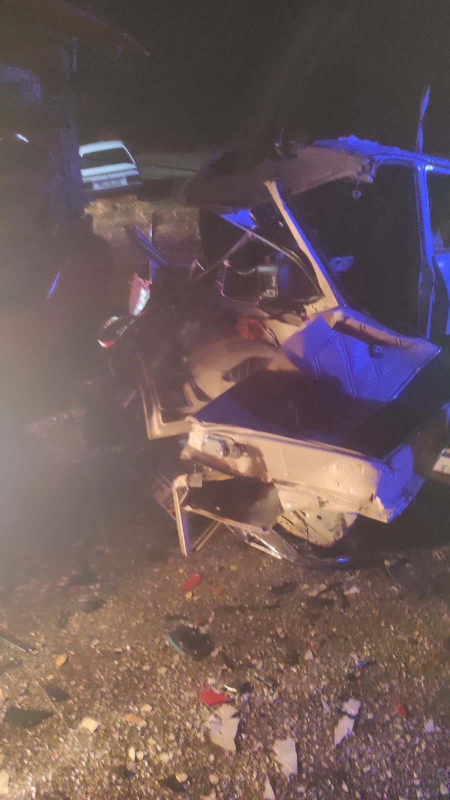 Kahramanmaraş’ta Kaza! İki Kişi Araçta Sıkıştı!-1