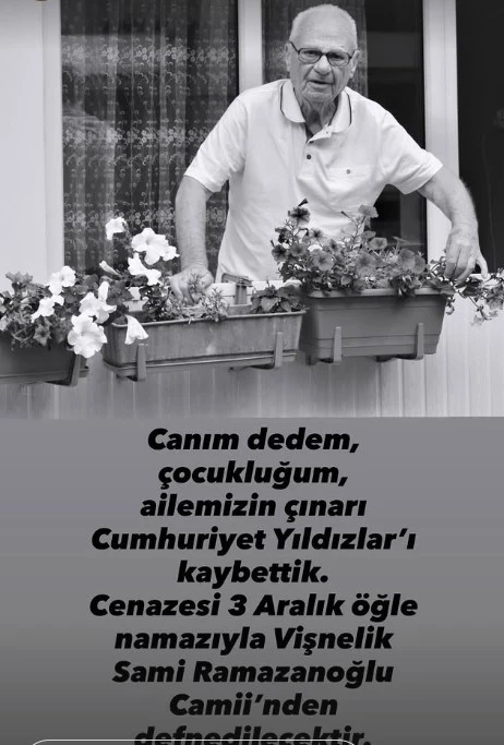 Burcu Özberk’in Dedesi Kimdir, Kaç Yaşındaydı Neden Vefat Etti-1