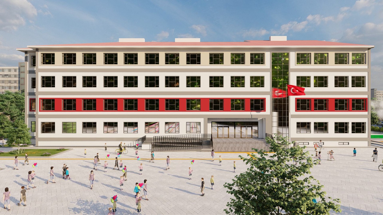 Elbistan’a 32 Derslikli Yeni Ortaokul Yapılıyor (1)