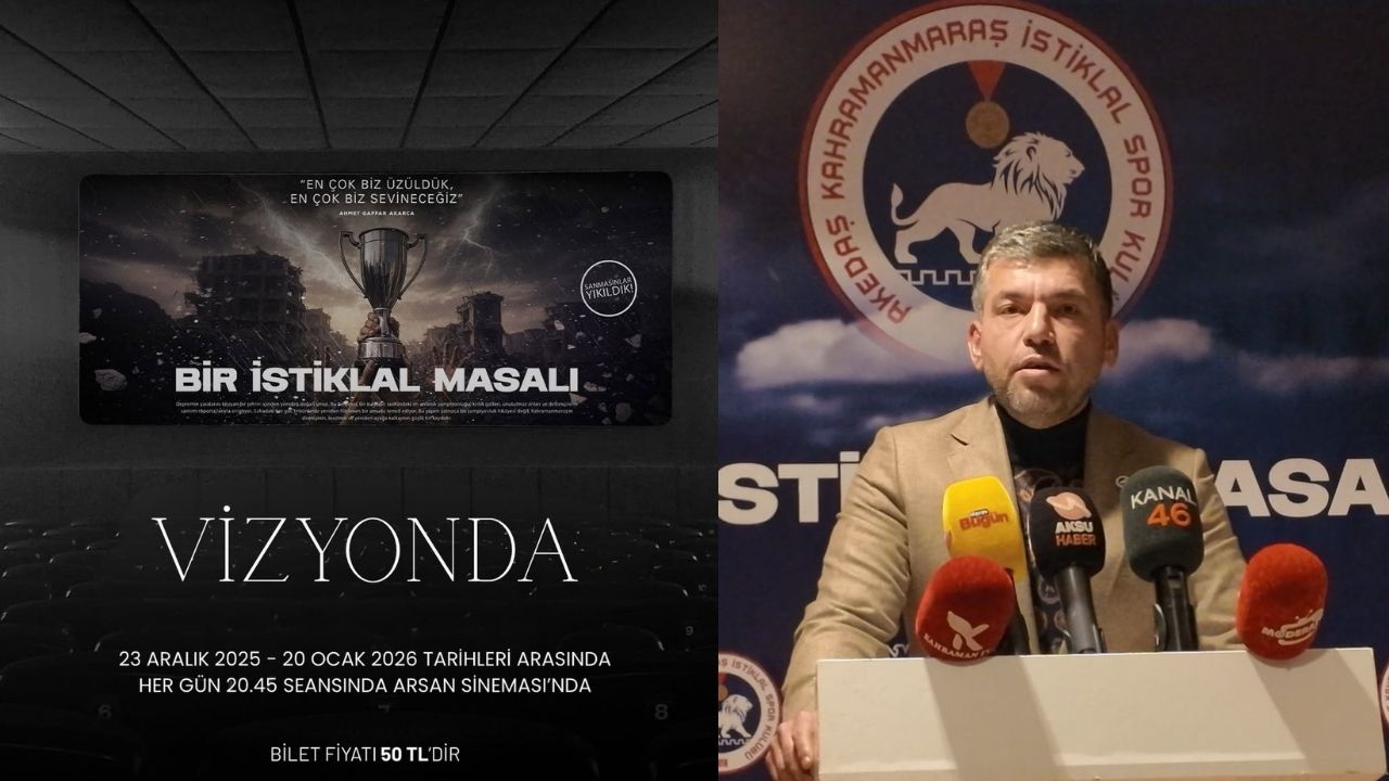 Kahramanmaraş İstiklal Spor’un Şampiyonluk Hikayesi Beyaz Perdede (1)