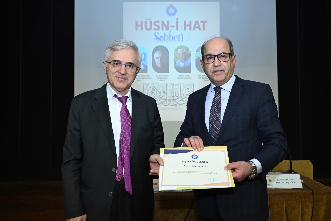 Kahramanmaraş Sütçü İmam Üniversitesi'nde Hüsn I Hat Sohbeti (6)