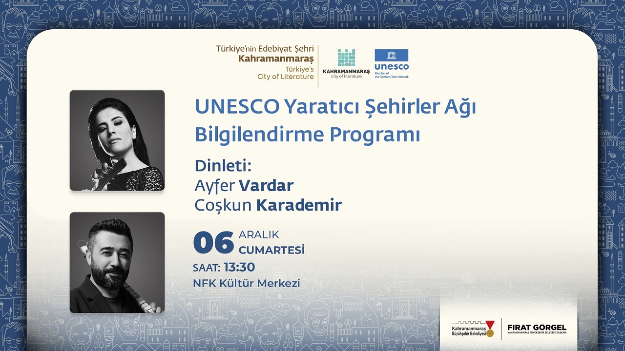 Kahramanmaraş’ın Unesco Edebiyat Şehri Başarısı Nfk'da Konuşulacak (2)