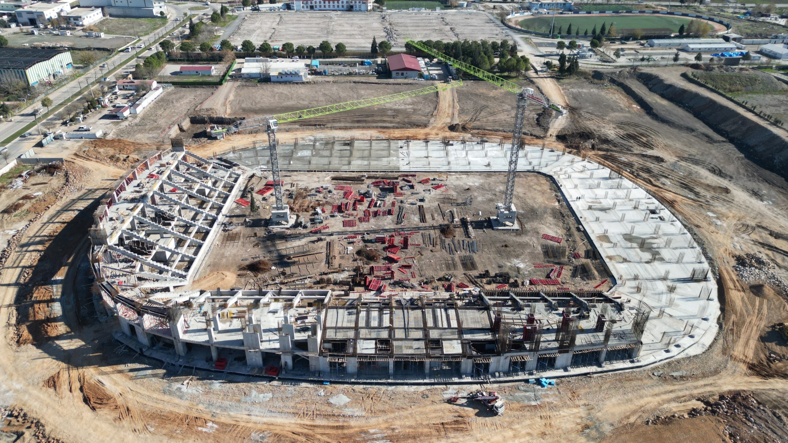 Kahramanmaraş'ta 17.500 Kişilik Stadyum Şekilleniyor (1)