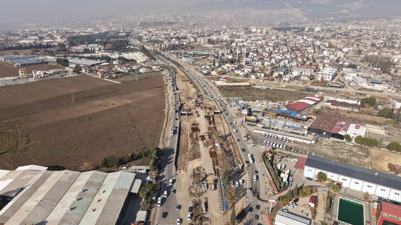 Kahramanmaraş'ta 500 Milyon Tl'lik Dev Kavşak Projesi Hızla Yükseliyor (8)