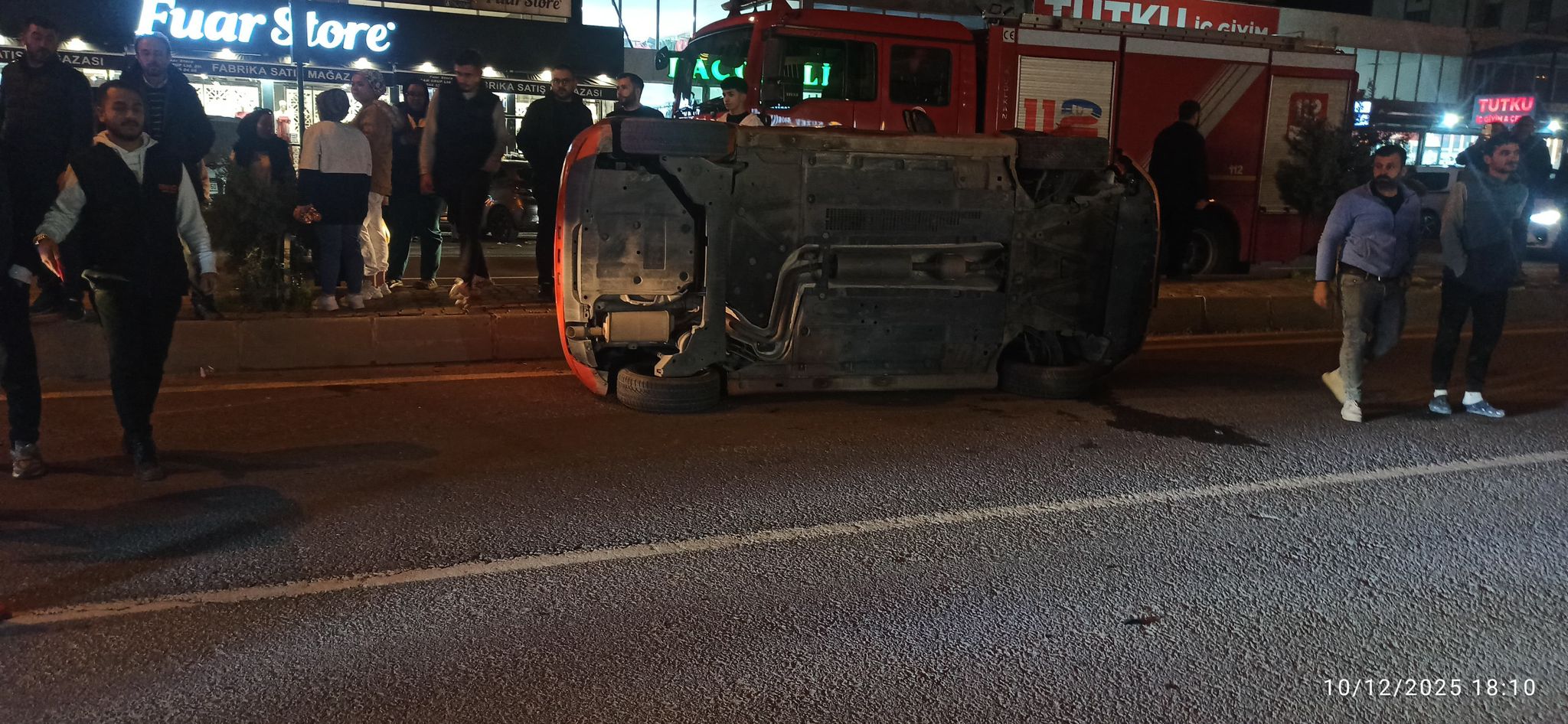 Kahramanmaraş’ta Araçlar Çarpıştı 1 Yaralı (1)